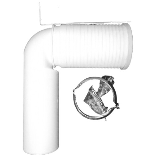Outlet pipe DN110 with assembly line and fasteners. Outlet pipe DN110 with assembly line and fasteners.